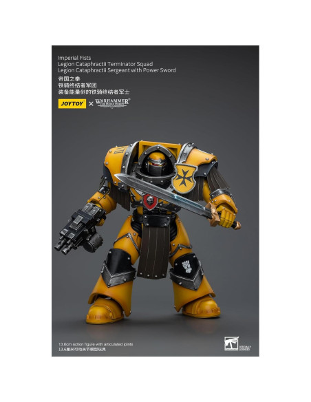 Figura Sargento Cataphractii JoyToy Warhammer 40K 1:18