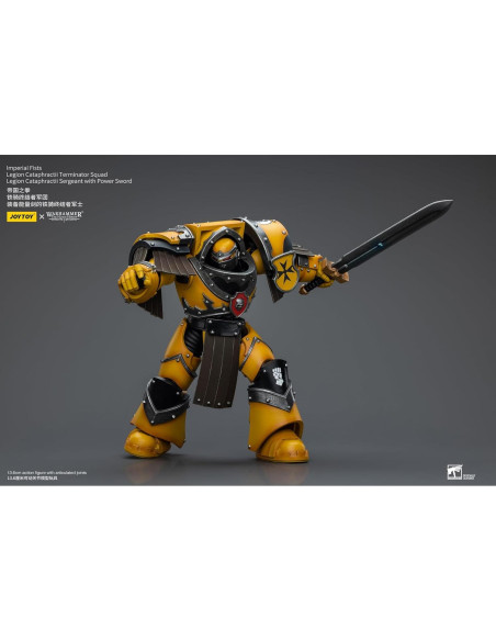 Figura Sargento Cataphractii JoyToy Warhammer 40K 1:18