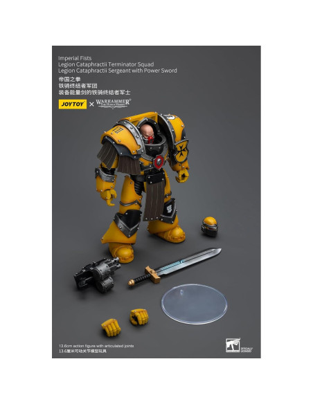 Figura Sargento Cataphractii JoyToy Warhammer 40K 1:18