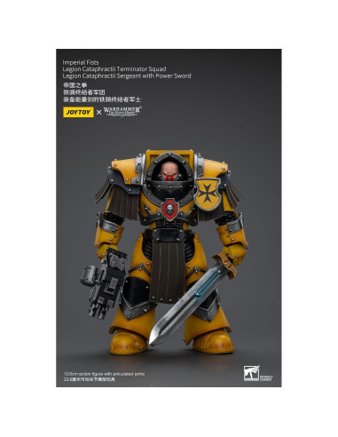 Figura Sargento Cataphractii JoyToy Warhammer 40K 1:18