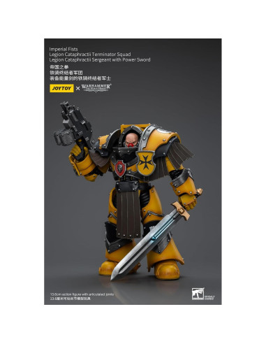 Figura Sargento Cataphractii JoyToy Warhammer 40K 1:18