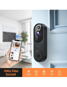 Cámara Timbre Video Inalámbrica Shenzhen M20 720p IA 2