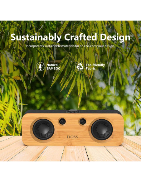 DOSS SoundBox H200 50W Altavoz Bluetooth Inalámbrico Negro