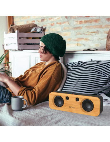 DOSS SoundBox H200 50W Altavoz Bluetooth Inalámbrico Negro