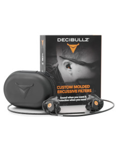 Tapones Auditivos Decibullz Moldeables para Tiro 11.4cm