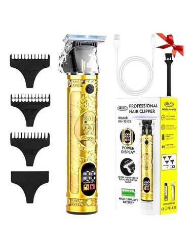 Recortadora de Barba Zlickro ZCK-002 con Pantalla LCD