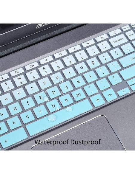 Protector de Teclado CaseBuy para Acer Chromebook 15.6" Verde