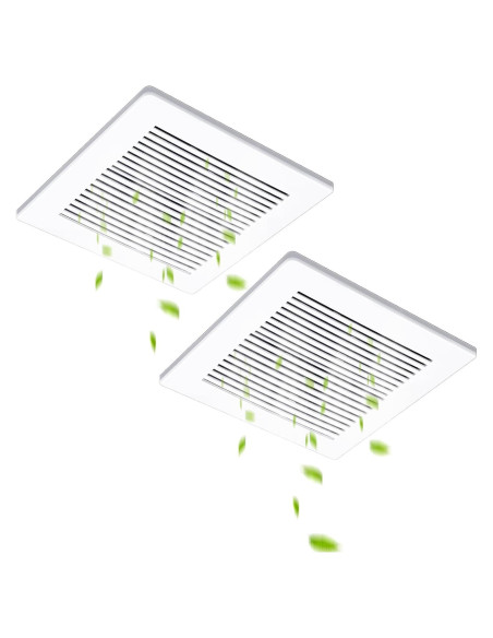 Cubierta de Ventilador de Extractor Baño Baquler 28x28 cm - 2 Pcs