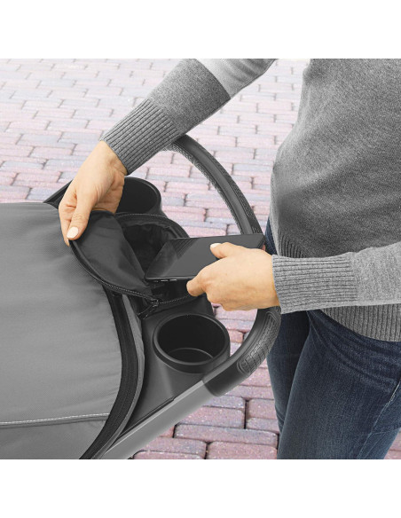 Carrito Chicco Mini Bravo Plus + Asiento KeyFit 30 - Gris