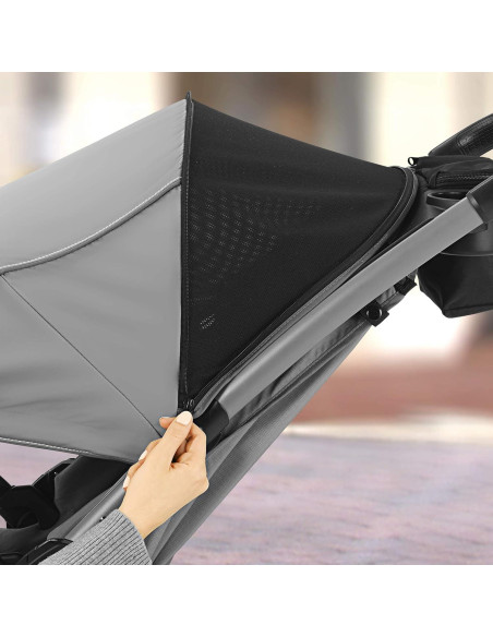 Carrito Chicco Mini Bravo Plus + Asiento KeyFit 30 - Gris