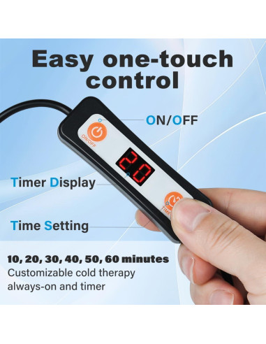 Máquina de Hielo Egfvcbo 6 Litros para Rodilla Postcirugía