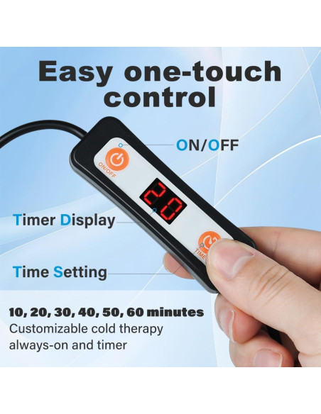 Máquina de Hielo Egfvcbo 6 Litros para Rodilla Postcirugía