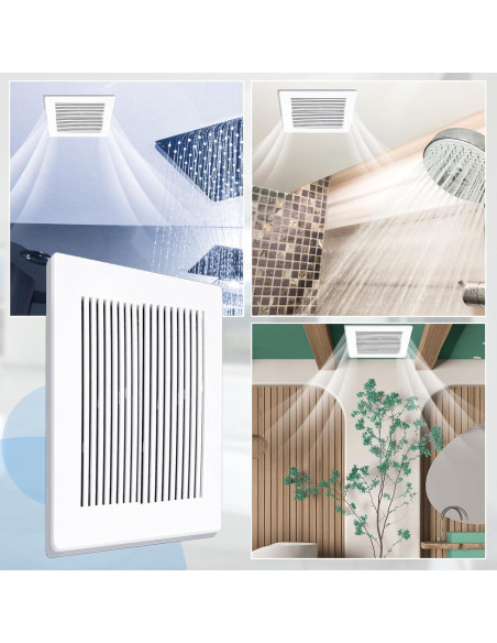 Cubierta de Ventilador de Extractor Baño Baquler 28x28 cm - 2 Pcs