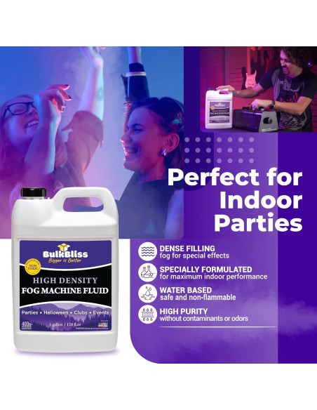 Fluido para Máquina de Niebla BulkBliss 3.78L Alta Densidad