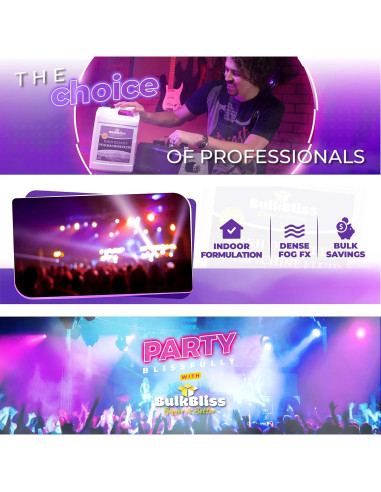 Fluido para Máquina de Niebla BulkBliss 3.78L Alta Densidad