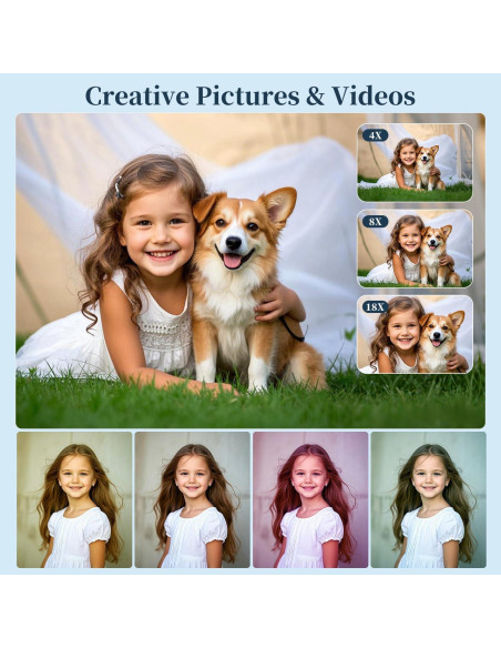 Cámara Digital MINIBEAR 4K 64MP Compacta con 64GB