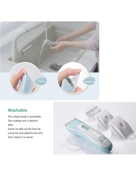 Cortadora de Cabello Eléctrica EANCEIL para Bebés y Niños