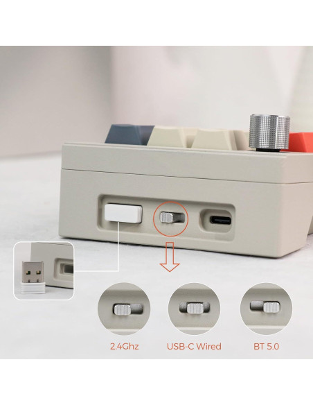 Teclado Numérico Mecánico EPOMAKER CIDOO V21 VIA Bluetooth Teclado Numérico Mecánico EPOMAKER CIDOO V21 VIA Bluetooth