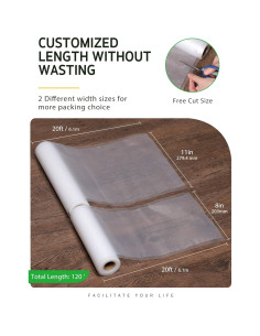 Bolsas de Sellado al Vacío Syntus, 6 Rollos 20m y 8m 2