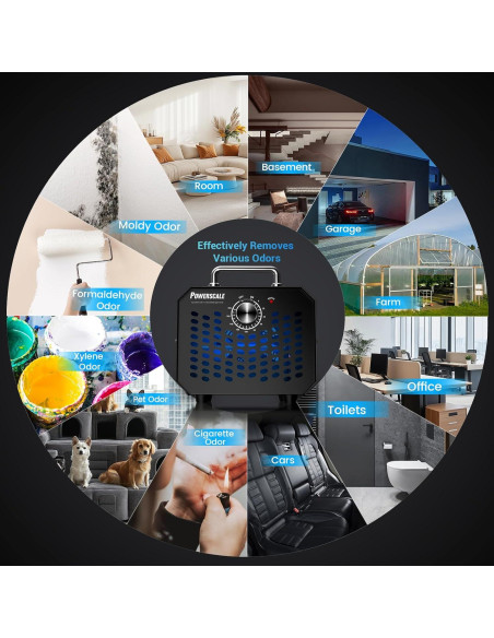 Generador de Ozono PowerScale OZA1 60,000 mg/h Compacto