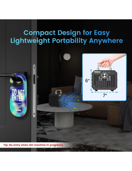Generador de Ozono PowerScale OZA1 60,000 mg/h Compacto