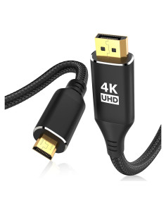 Cable DisplayPort a Micro HDMI KELink 1.83m 4K@30Hz Unidireccional