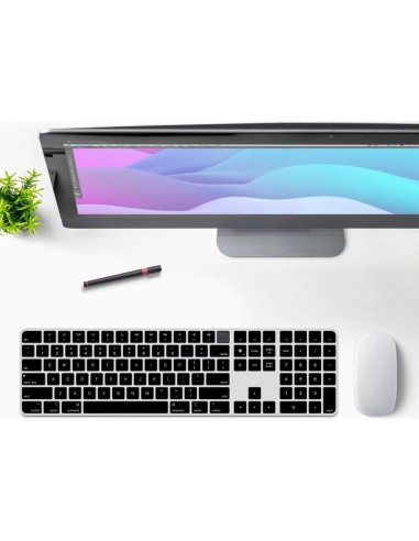 Funda de Teclado Silicona Boaulee A2520 para iMac 24" M1
