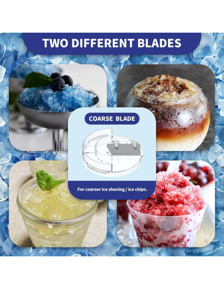 Accesorio de Hielo Raspado Kitchenaid con 8 Moldes y Cuchillas