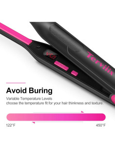 Plancha Mini Terviiix T-1088R Cerámica 0.76cm Temperatura Ajustable 2