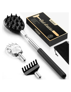 Rascador de Espalda Telescópico HEYAXA 86 cm 3 Cabezas