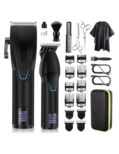 Karrte Kit Cortadoras de Cabello Inalámbricas 8 Peines