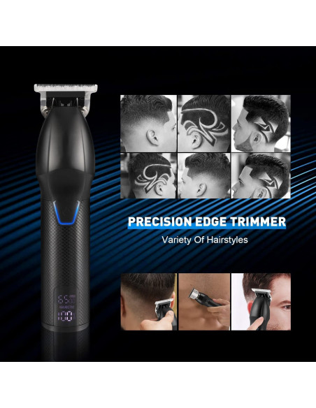 Karrte Kit Cortadoras de Cabello Inalámbricas 8 Peines