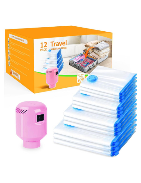 Bolsas de Almacenamiento al Vacío B365 con Bomba Eléctrica