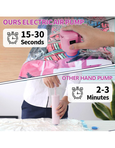 Bolsas de Almacenamiento al Vacío B365 con Bomba Eléctrica