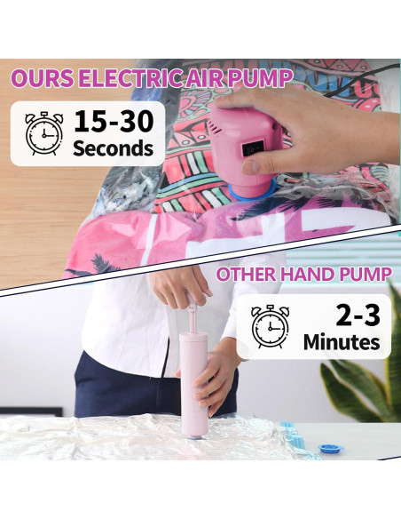 Bolsas de Almacenamiento al Vacío B365 con Bomba Eléctrica