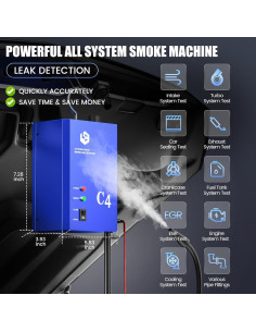 Detector de Fugas de Humo TUIREL SO734 12V con Bomba de Aire 2