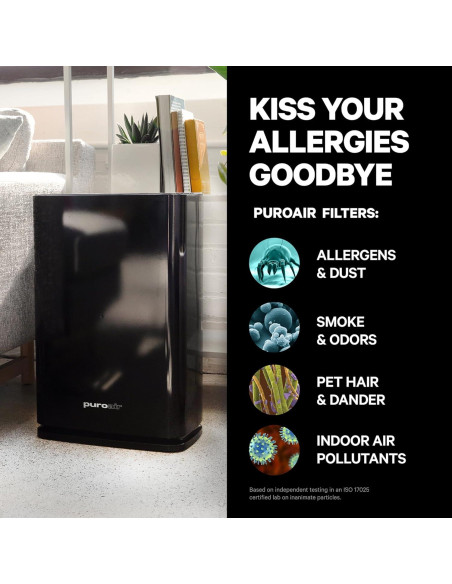 Purificador de Aire PuroAir 400 HEPA para Habitaciones Grandes