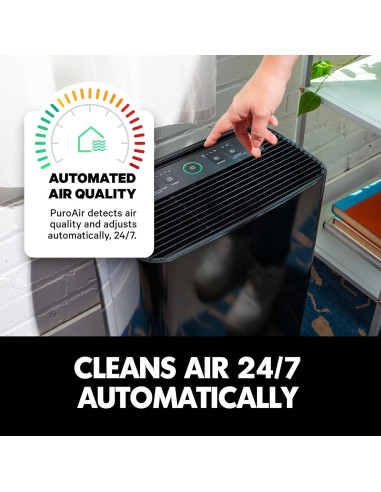 Purificador de Aire PuroAir 400 HEPA para Habitaciones Grandes