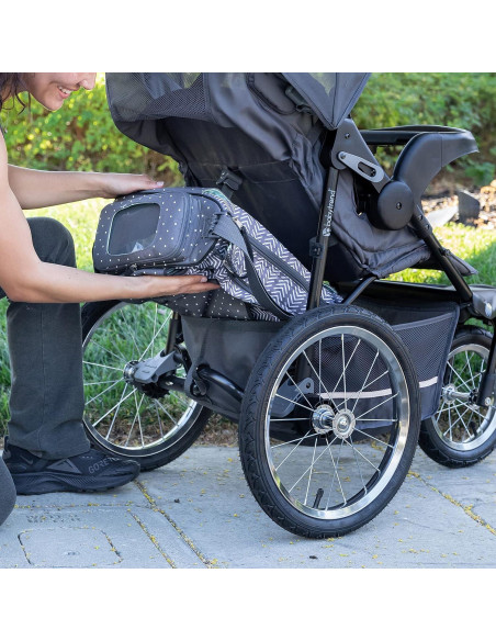 Cochecito para Correr Baby Trend JG94F01D Gris Dash