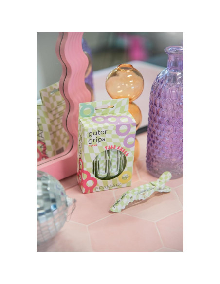 Clips de Cocodrilo FRAMAR - Paquete de 4 Clips a Cuadros