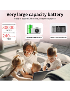 Cámara Digital KOMERY G7A 4K 64MP Zoom 18X para Niños 2