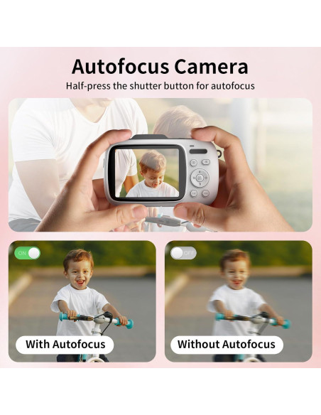 Cámara Digital KOMERY G7A 4K 64MP Zoom 18X para Niños