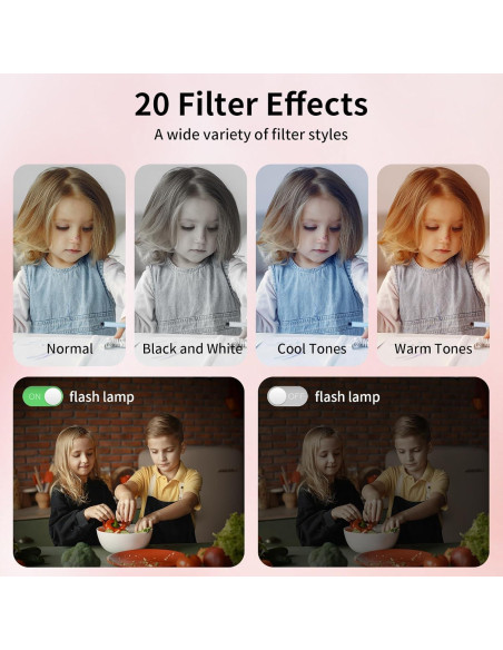 Cámara Digital KOMERY G7A 4K 64MP Zoom 18X para Niños