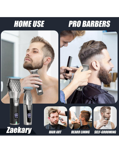 Set Cortadoras de Cabello Profesionales Zaekary FS02 Inalámbrico