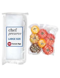 Bolsas de Sellado al Vacío Chef Preserve 30 Grandes