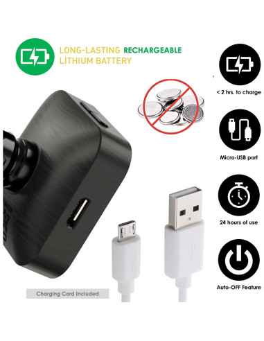 KLIQ EcoTuner - Afinador Clip-On Recargable USB para Instrumentos