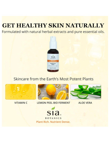 Loción Facial Iluminadora SIA Botanics 59ml Vitamina C