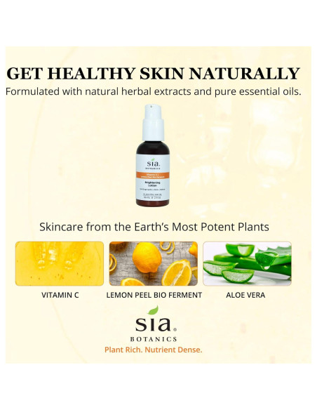 Loción Facial Iluminadora SIA Botanics 59ml Vitamina C Loción Facial Iluminadora SIA Botanics 59ml Vitamina C