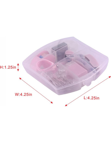Kit de Suministros de Oficina YIZOCENGUO Rosa Mini