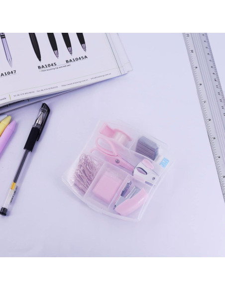 Kit de Suministros de Oficina YIZOCENGUO Rosa Mini